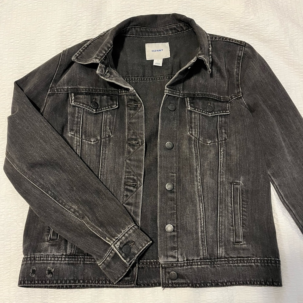 Old Navy Black Jean Jacket